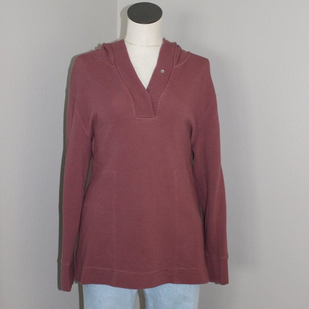 Athleta Coaster Luxe Waffle Hoodie